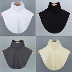 방한용품 겨울 레이어드 넥 워머 목 보호 방한 페이크 폴라 티