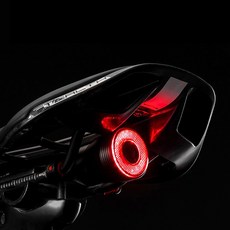락브로스 자전거 후미등Q-52, 블랙, 1개