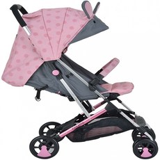 COSATTO WOOSH 2系列粉紅兔嬰兒手推車 輕便可攜 防曬遮陽 可愛造型, 粉色
