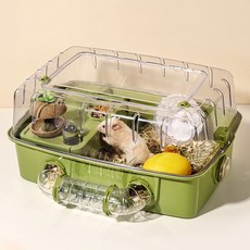 카르노 2층 햄스터 하우스, 그린, 1개