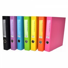 청운 3공 D링바인더 핑크 3cm A4 포카바인더 마카롱바인더 앨범 대지 포함, 개 (1개입)