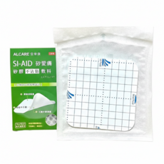 愛樂康 SI-AID矽愛膚 矽膠不沾黏敷料 滅菌泡棉敷料，傷口護理，舒適透氣，滅菌安全, 1個, 愛樂康矽膠泡棉敷料10*10cm/片