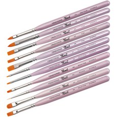 화홍 젤네일 브러쉬 liner 00 55, 혼합색상, 1개