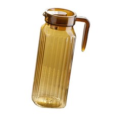 YSSHOP 뚜껑이 있는 1100ML/1500ML 아크릴 물 온수/냉수 아이스 티 주스 음료용 용기, C, 탄