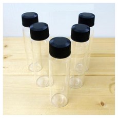 과학실험 바이알 액체용기 50ml 유리병 5개 어린이화학실험 어린이과학놀이세트 공병, 1세트