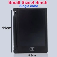 8.5/4.4 인치 LCD 쓰기 태블릿 드로잉 보드 몬테소리 교육 장난감 어린이 학생 마술 칠판 선물, 04 4.4inch black