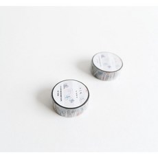 莫莫日貨 Yohaku 原創繡球花透明膠帶 CT014 日本進口PET材質 手帳裝飾必備 2021年11月新款, 1個