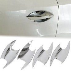 亮銀色外門碗裝飾蓋4件組，適用於15-24年RC350 RC300 RCF RC200t RX350 NX200t, 1個