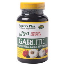 NaturesPlus 天然佳 極致強力超級Garlite 1000mg錠劑, 90入, 1個, 90錠