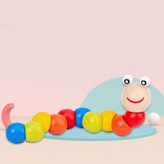 幼兒玩具 蒙特梭利教具 木製敲琴 寶寶玩具 益智玩具 BSMI：M74979/D74979, 1個, 扭扭蟲
