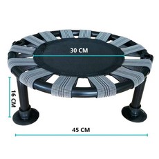 미니 트램폴린 초소형 홈트 다이어트 점핑보드 운동, 1, B. 회색 + 흡착판 점프 양말 증정