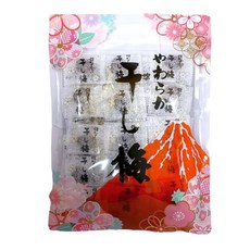 일본산 말린 매실 봉지에 있음 스낵. 재고 새콤달콤한 꿀에 말린 절인 말린 말린 매실 시리, 1개, B. 산요통소 씨 없는 우메보시 건조-180g