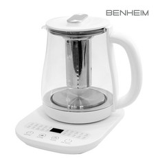 벤하임 멀티 티포트1.8L BMT-04-001 티망 커피부터 분유까지 디지털 원터치 멀티 글라스 티메이커