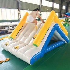 물놀이 풍선 장난감 에어튜브 워터파크 수상놀이 대형 튜브 풀장 레저 완구 세트, 3.2-2.4-1.8 미터 슬라이드