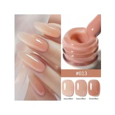 24가지 색상 15ML 아이스 스루 컬러 젤 매니큐어 세미 퍼머넌트 네일 아트 담그기 UV LED 살롱 DIY, 13 M013