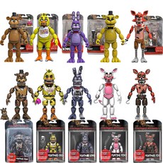프레디의 피자가게 피규어 캐릭터 장난감 세트 Five Nights at Freddy's 프레디 보니 치카 폭시, 4종캐릭터세트B, 1개