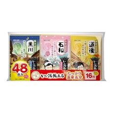 하쿠겐어스 이이유타비다치 입욕제 아소트 쿠츠로기비요리 48정 (25g x 48포), 48개, 1g
