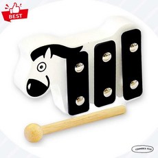 [지브라 실로폰] 아임토이 얼룩말 실로폰 원목 악기 놀이 교구 픽앤코501