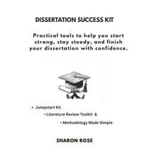 (英文圖書)Dissertation Success Kit: Practical tools to help you start strong stay steady ... 平裝版, Independently Published, 英文