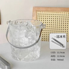 雙層恆冷冰桶 保溫保冰桶 酒吧用具, 1個, 加厚鑽石款