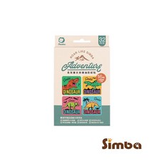 小獅王辛巴 長效薰衣草精油防蚊貼-恐龍圖鑑 32枚, 1個