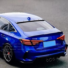 혼다 11세대 시빅 22-24 ABS 블랙카본 리어윈도우 스포일러 트렁크 리드 호환, A DIY Colors