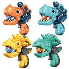 토이즈데이 불빛과 사운드 이미지를 발사하는 다이노 프로젝터건 어린이 장난감 단체 선물 구디백, 1세트, 4종 균일혼합