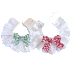 핸드메이드 1+1 반려동물 케이프 26종, 1개, 체크 레드 +그린