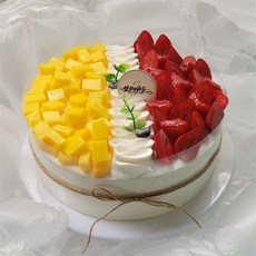 모형 케이크 생일 소품 파티용품 촬영용 샘플 스튜디오 케잌 클레이, 6인치, H22