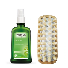 벨레다 버치 셀룰라이트 오일 100ml + 마사지브러시 1개, 1세트