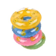 烏龜游泳圈 寵物游泳圈 烏龜曬背平台 烏龜戲水玩具 PVC材質 安全無毒, 1g, 1個