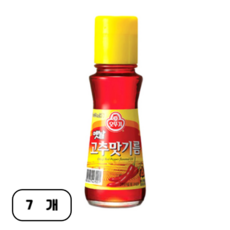 오뚜기옛날 고추맛기름, 80ml, 7개