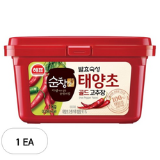 해표 순창궁 태양초 골드 고추장, 500g, 1개