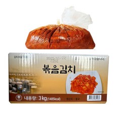 명우 볶음김치 3kg HACCP 인증, 1박스