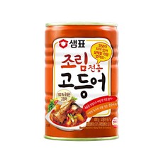 샘표 조림 전용 고등어 통조림, 400g, 10개