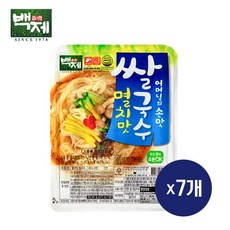 백제 쌀국수 멸치맛, 92g, 7개