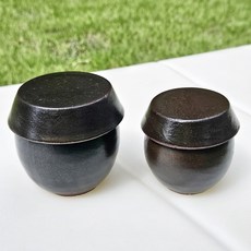 예조 도자기 소금통 소금단지 옹기도자기 이천도자기 옹기항아리 장독 미니항아리 테라리움키트 미니도자기 현관소금단지 도자기양념통 소금단지항아리 미니옹기 정원꾸미기 한국전통선물, 1개