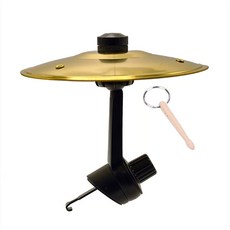 차량 악세사리 미니 드럼 심벌, 골드, 1개