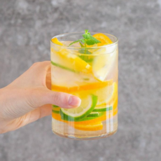 비크릴라 강화유리 홈카페 유리컵 제르떼 470ml 2개입, 1세트, 투명