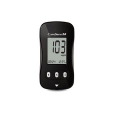 케어센스N 혈당측정기셋트(측정기+시험지10매+채혈기+침10개+가방+사용설명서), 1개