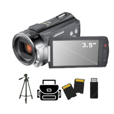 삼성 HMX-S15 풀HD 와이파이 프리미엄 캠코더 삼각대 메모리 리더기 악세사리 풀 패키지