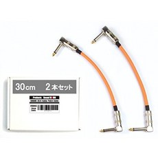 Sound MOMO [CANARE GS-6 오렌지] 카나레 P2LLC 패치 케이블 30cm (2개 세트)