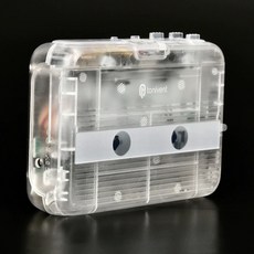 테이프 카세트 플레이어 레트로 투명 감성 워크맨 USB, TON007B 투명 블루투스 스피커 없음
