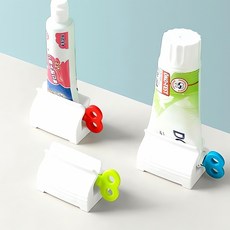 치약짜개 디스펜서 튜브링거 튜브 물감 염색약 짜개 스탠드 태엽 치약디스펜서, 1개