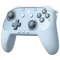 EasySMX S10 Lite 게임패드 컨트롤러 조이스틱 PC 게임패드 닌텐도 스위치2 호환 웨이크업 9축 모션, 1개, 블루