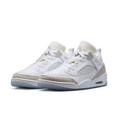 韓國 代購JORDAN SPIZIKE LOW 男款 喬丹 休閒鞋 氣墊 籃球 白 冰塊底 FQ1759-103