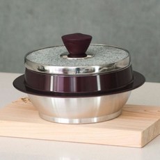 키친아트 돌솥 가마솥 인덕션 곱돌솥 뚝배기 3인 내열뚝배기 솥밥, 상세페이지 기재