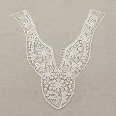 내추럴 단추고리 브이 네크라인 모티브(NM-16), 1개