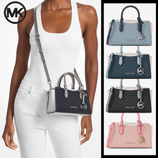 마이클코어스 아덴 컬러블록 스몰 메신저 크로스백