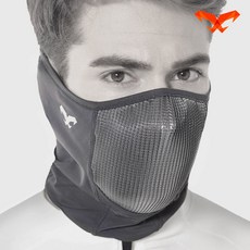나루마스크 N0 숨쉬기편한 메쉬 자외선차단 스포츠마스크, 그레이, 1개